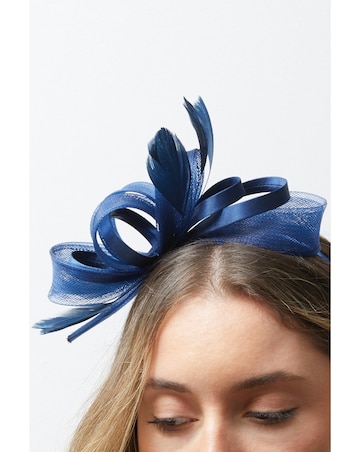 Jon Richard Navy Medium Fascinator Headband