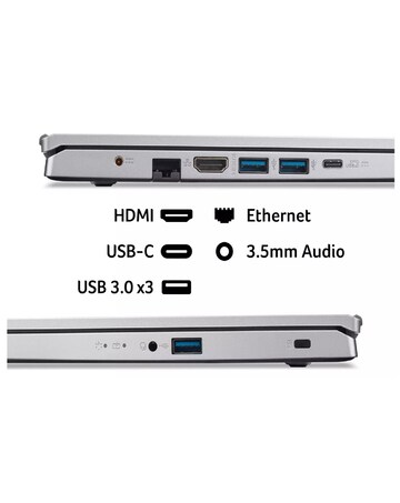 Acer Aspire Go 15.6in Laptop - AMD Ryzen 7 16GB 512GB FHD