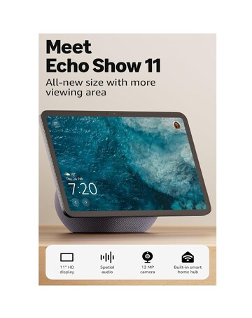 Amazon Echo Show 11 (2025) Smart Speaker with 11 Screen & Alexa & Control