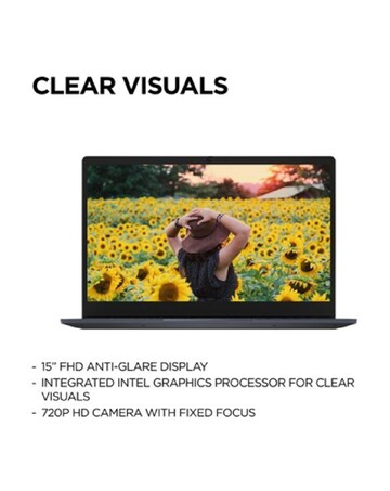 Lenovo IdeaPad Slim 3 Chromebook - 15.6in Intel Celeron 128GB - Blue