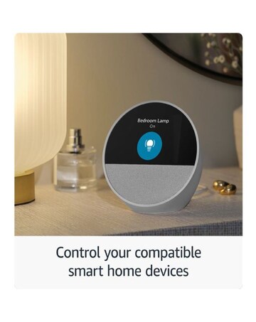 Amazon Echo Spot Smart Alarm Clock with Alexa - Black