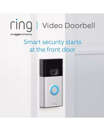 Amazon Echo Dot (5th Gen) Smart Speaker & Ring Video Doorbell Bundle