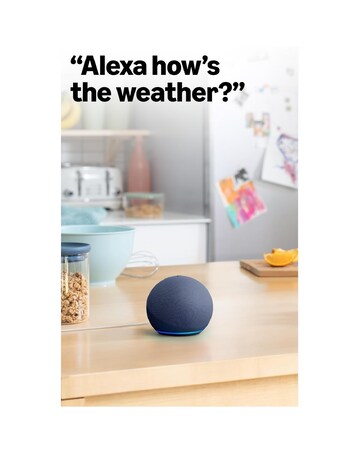 Amazon Echo Dot (5th Gen) Smart Speaker with Alexa - Glacier White