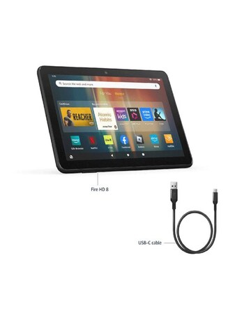 Amazon Fire HD 8 8in 32GB Tablet (2024) - Hibiscus