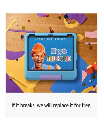 Amazon Fire HD10 Kids 10.1in 32GB (ages 3-7) Tablet (2023) - Blue