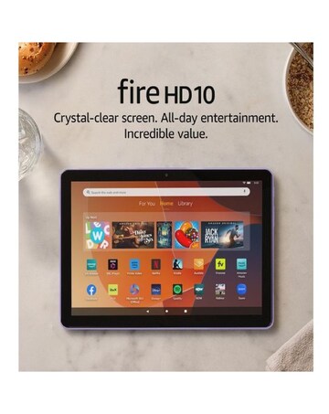 Amazon Fire HD 10 10.1in 32GB Tablet (2023) with Ads - Lilac
