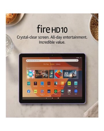 Amazon Fire HD 10 10.1in 32GB Tablet (2023) with Ads - Lilac