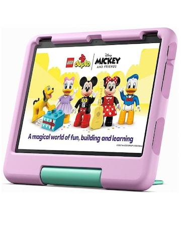 Amazon Fire HD10 Kids 10.1in 32GB (ages 3-7) Tablet (2023) - Pink