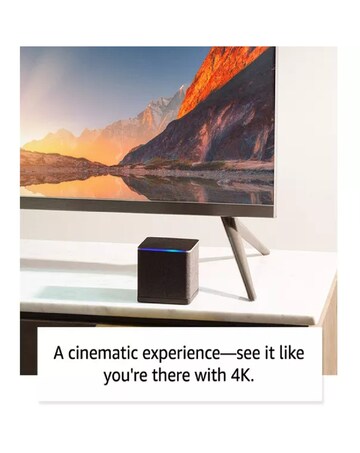 Amazon Fire TV Cube 4K Ultra HD Streaming Media Player with Alexa (2022)