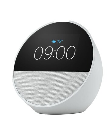 Amazon Echo Spot Smart Alarm Clock with Alexa - White