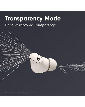 Beats Studio Buds + True Wireless Noise-Cancelling Earbuds - White