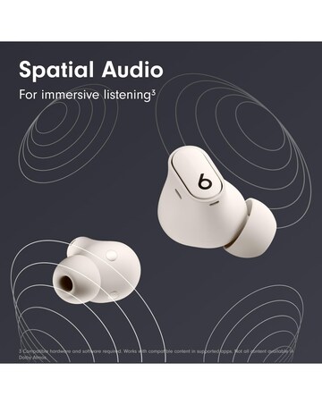 Beats Studio Buds + True Wireless Noise-Cancelling Earbuds - White