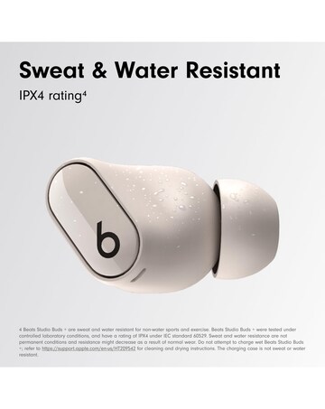 Beats Studio Buds + True Wireless Noise-Cancelling Earbuds - White