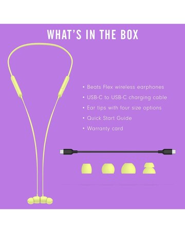Beats Flex Wireless Bluetooth Earphones - Yuzu Yellow
