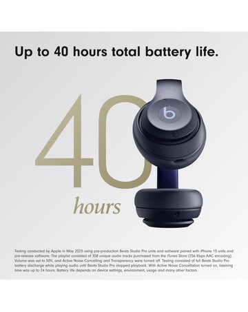 Beats Studio Pro ANC Over-Ear Wireless Headphones - Navy