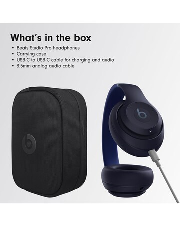Beats Studio Pro ANC Over-Ear Wireless Headphones - Navy