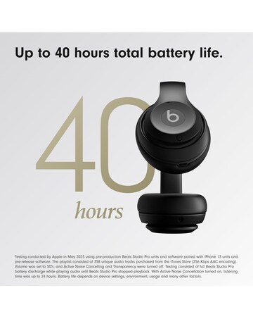 Beats Studio Pro ANC Over-Ear Wireless Headphones - Black
