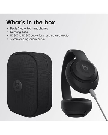 Beats Studio Pro ANC Over-Ear Wireless Headphones - Black