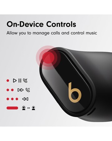 Beats Studio Buds + True Wireless Noise-Cancelling Earbuds - Black