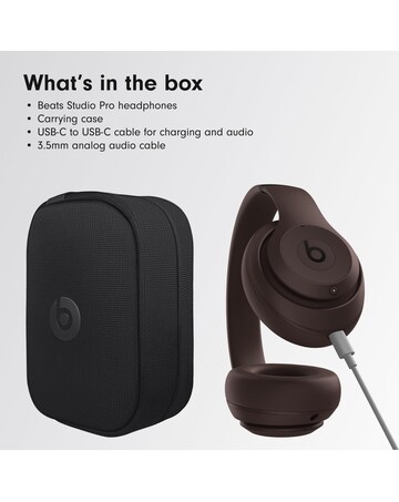 Beats Studio Pro ANC Over-Ear Wireless Headphones - Deep Brown