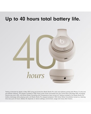 Beats Studio Pro ANC Over-Ear Wireless Headphones - Sandstone