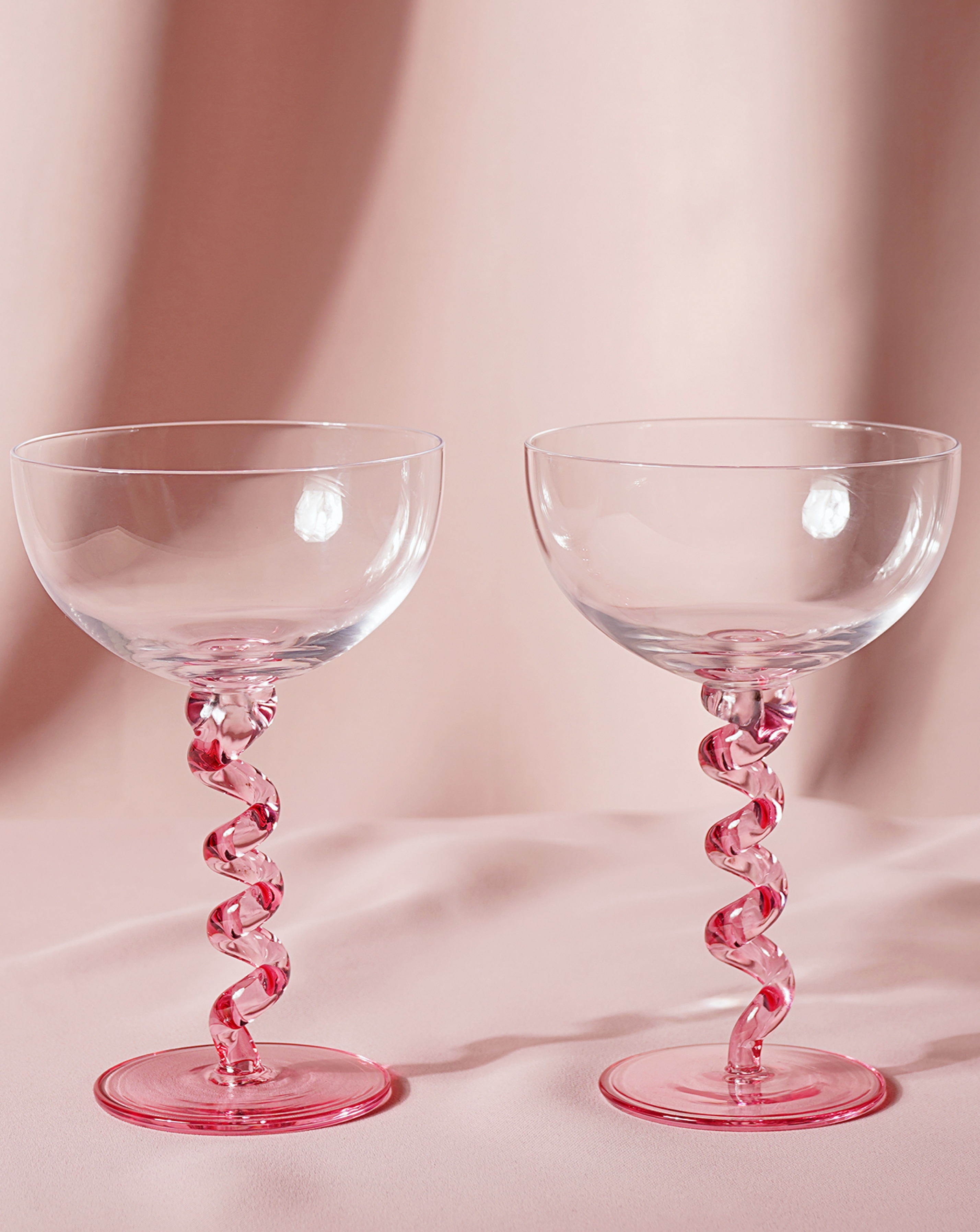 New In - Raspberry Blossom Pair Of Coupes