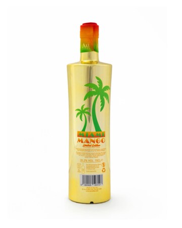 AU Vodka Miami Mango 70cl