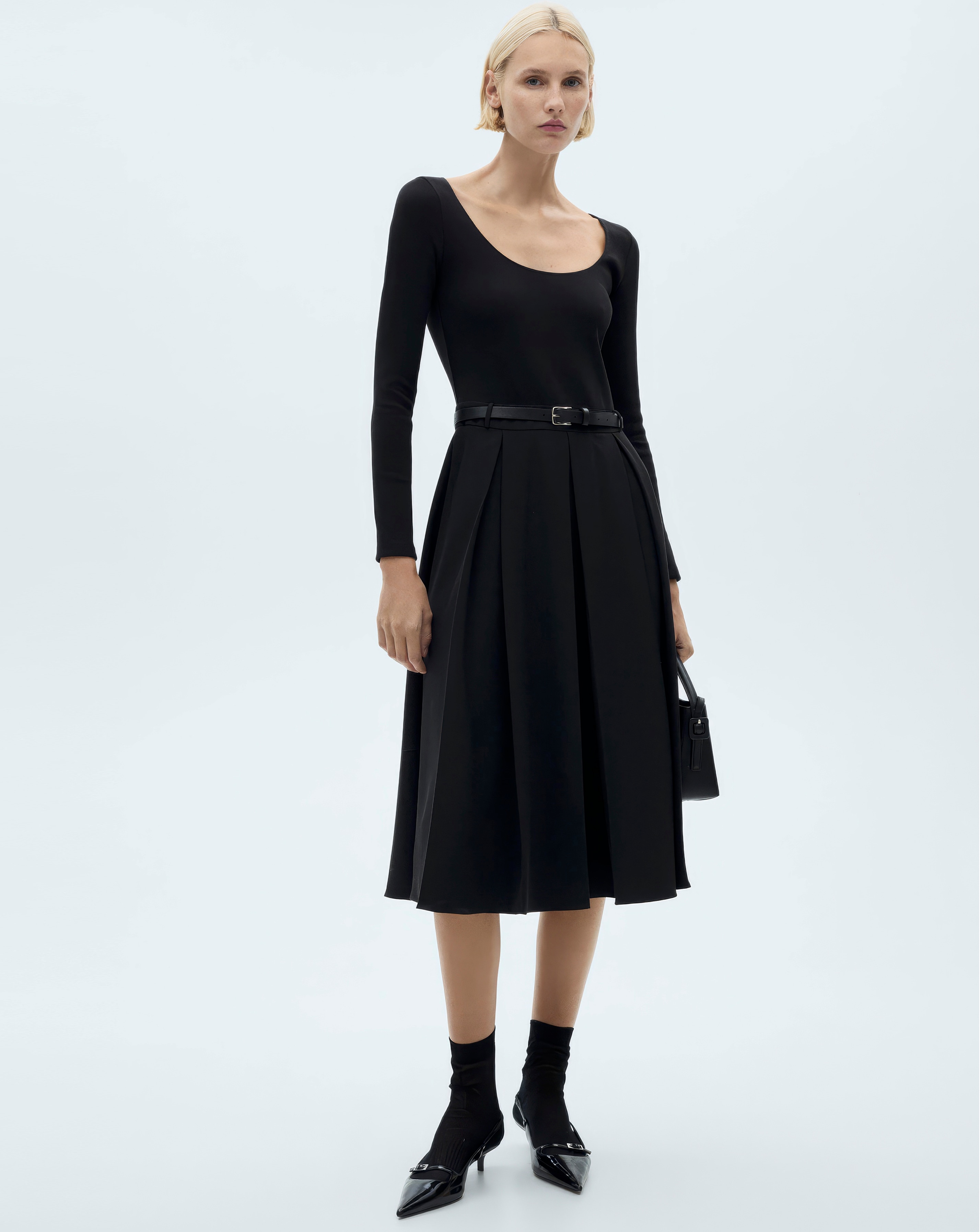 Mango Diana Belted Dress