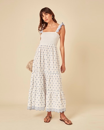 Nobody's Child Maryam Embroidered Maxi Dress