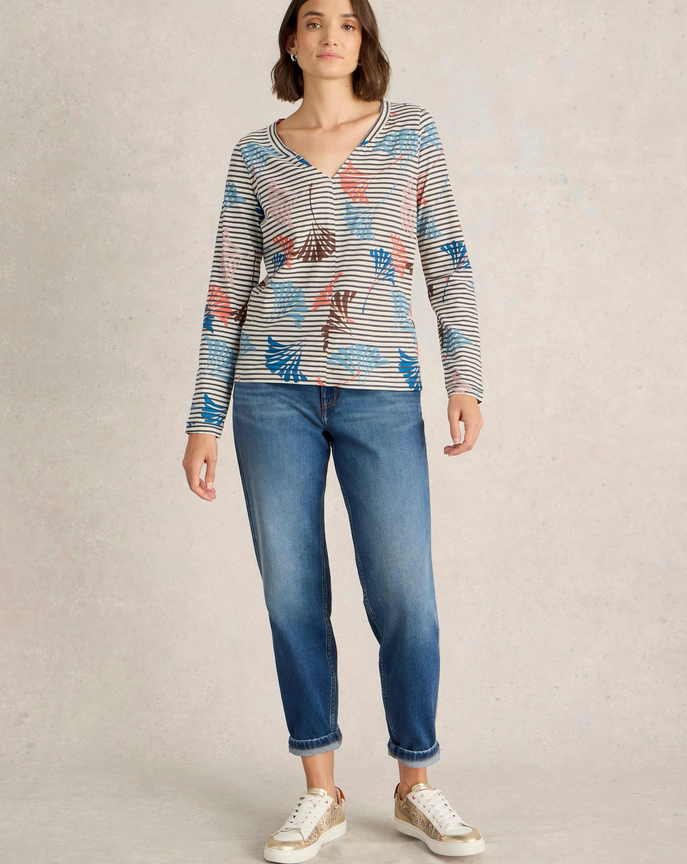 White Stuff Long Sleeve Tee