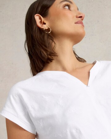 White Stuff Nelly Embroidered Tee