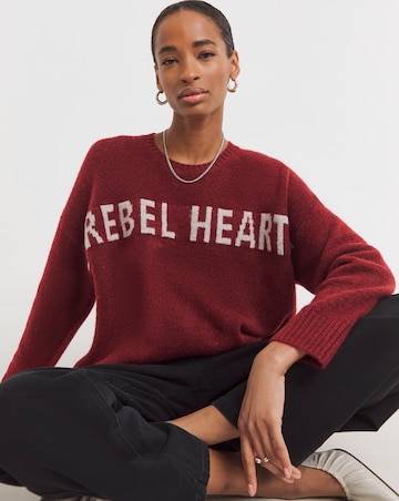 Religion Rebel Wool Mix Jumper