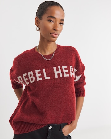 Religion Rebel Wool Mix Jumper