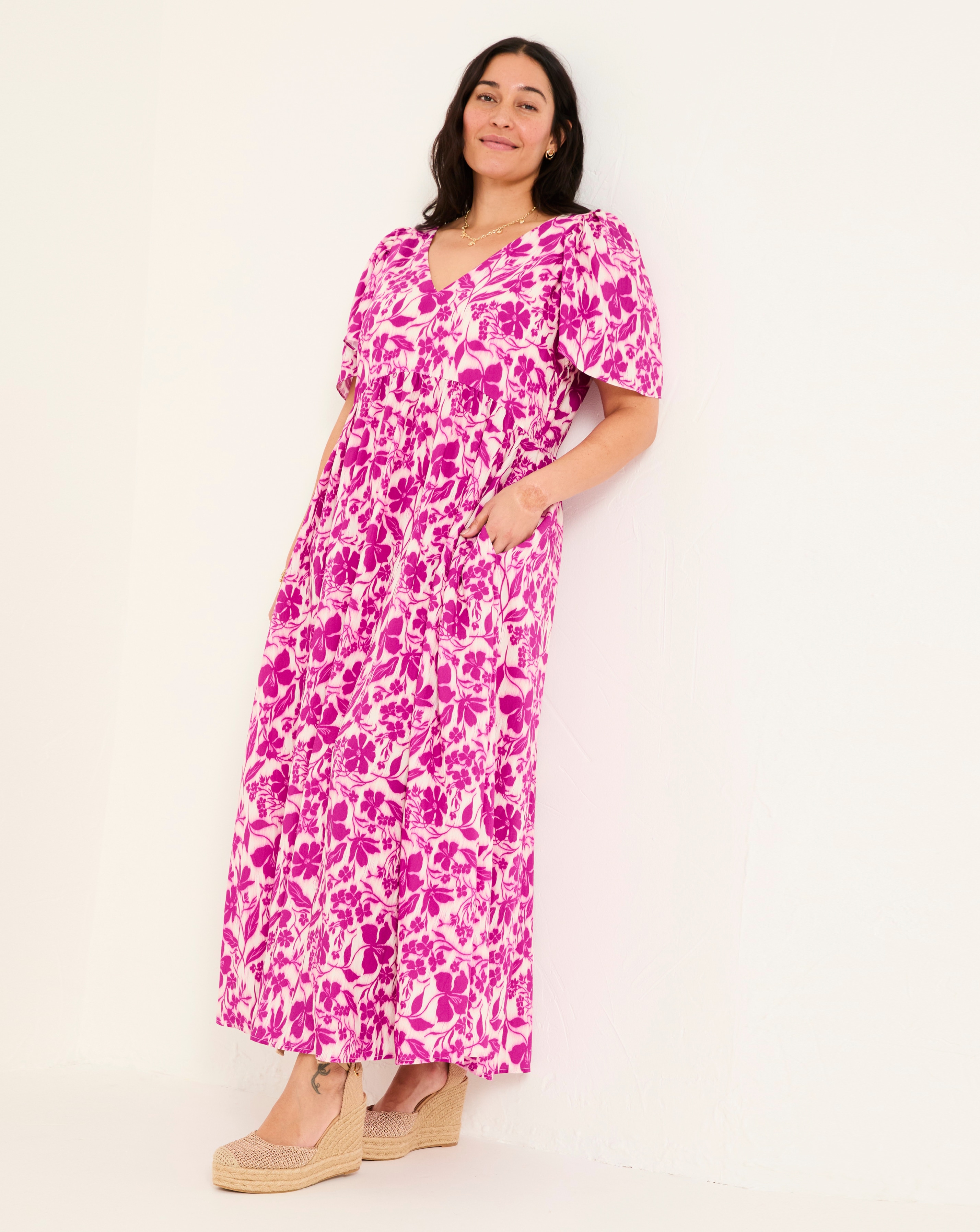 FatFace Copper & Black Dress