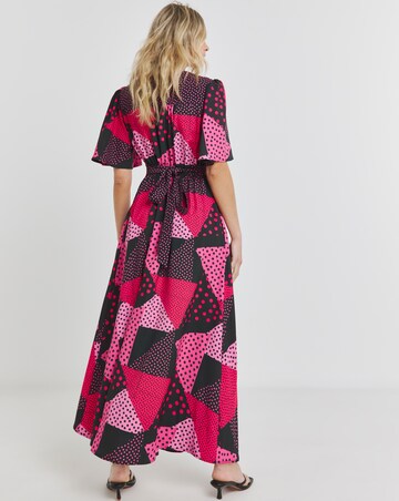 Twisted Wunder Joni Woven Maxi Dress