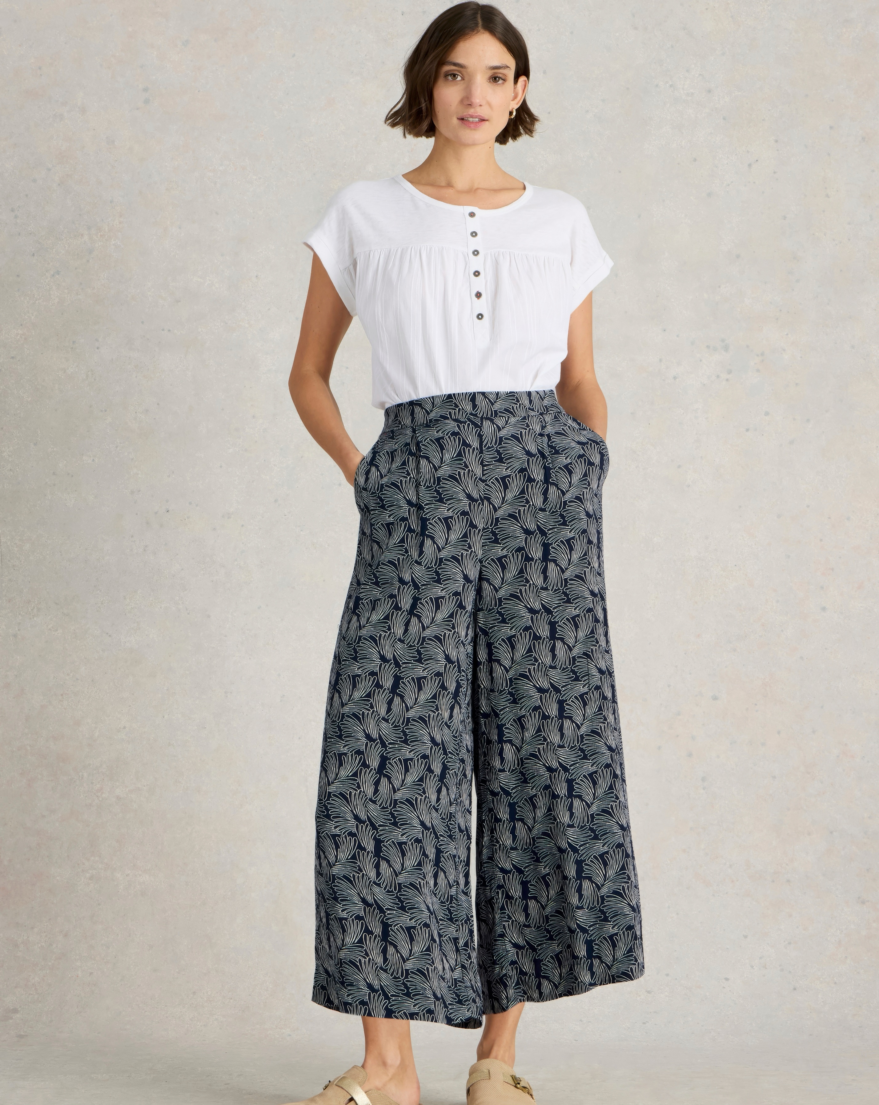 White Stuff Lisette Crinkle Culotte
