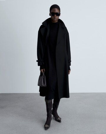 Mango Perkins-Neck Knitted Dress