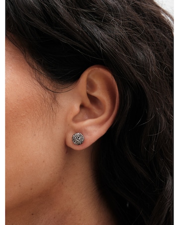 Mood Two Tone Ball Stud Earrings