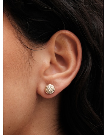 Mood Two Tone Ball Stud Earrings