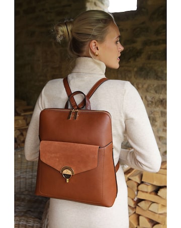 Luella Grey Mayara Conker Laptop Backpack