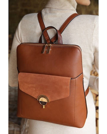 Luella Grey Mayara Conker Laptop Backpack