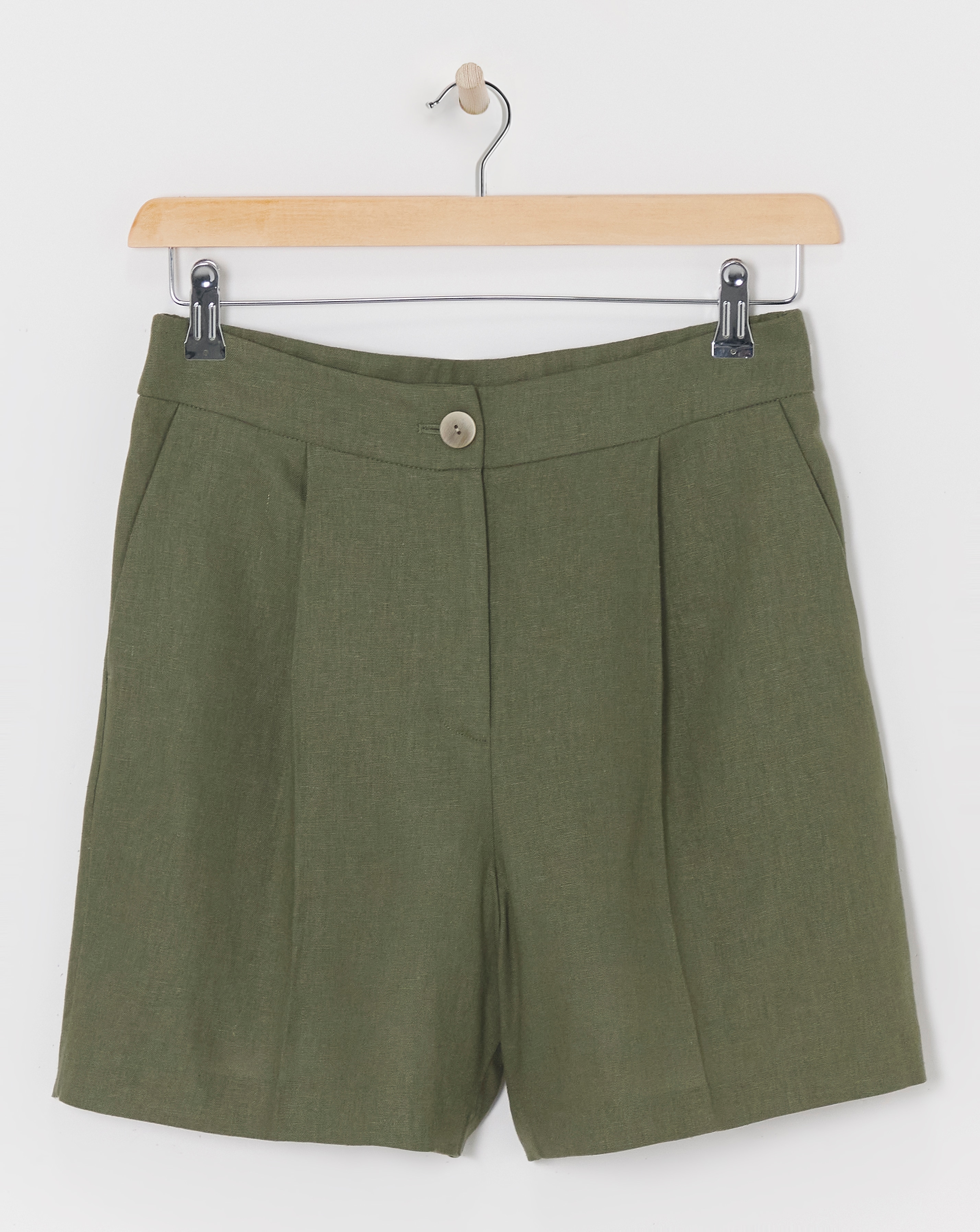 Linen Bermuda Shorts