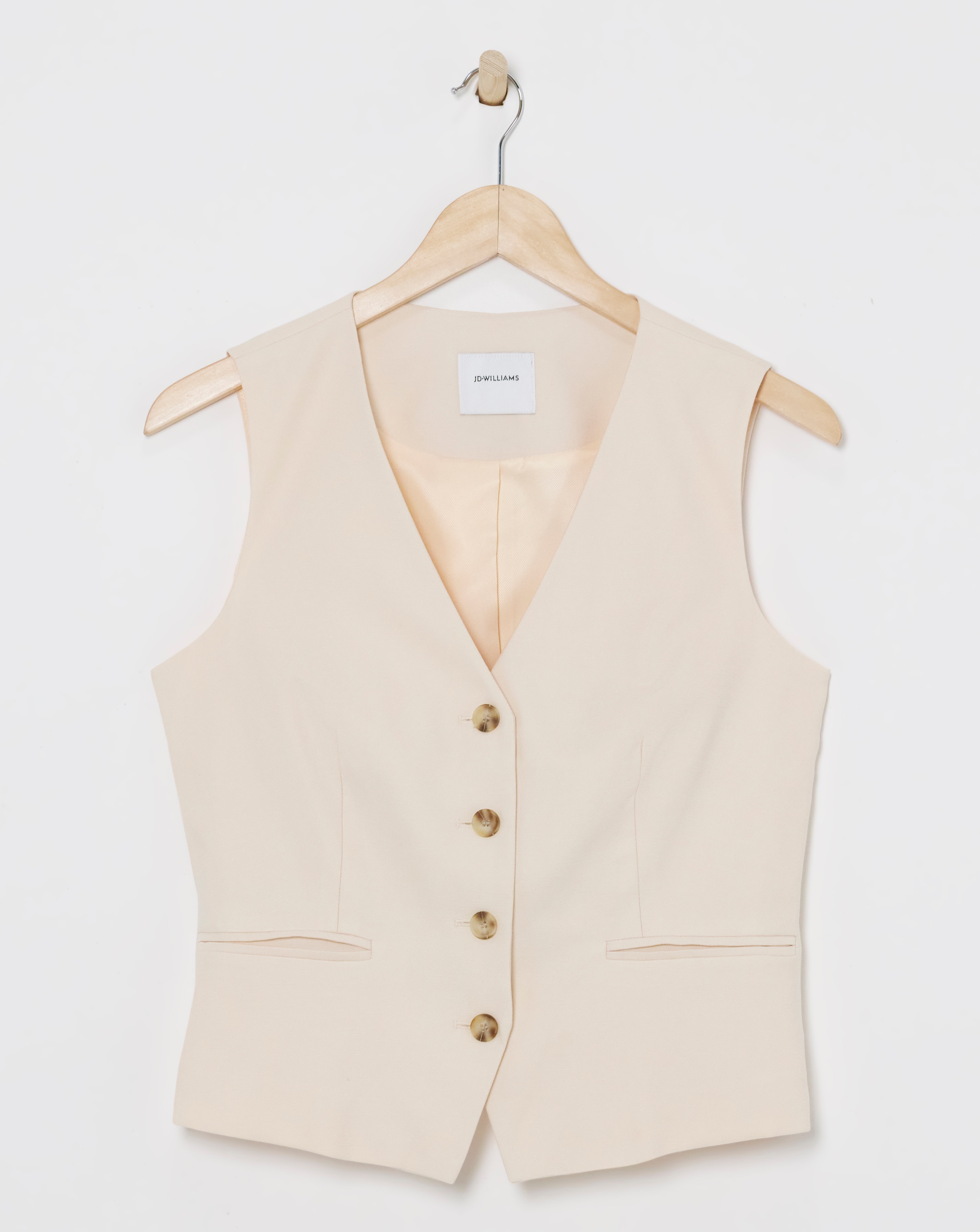 Washed Textured Waistcoat