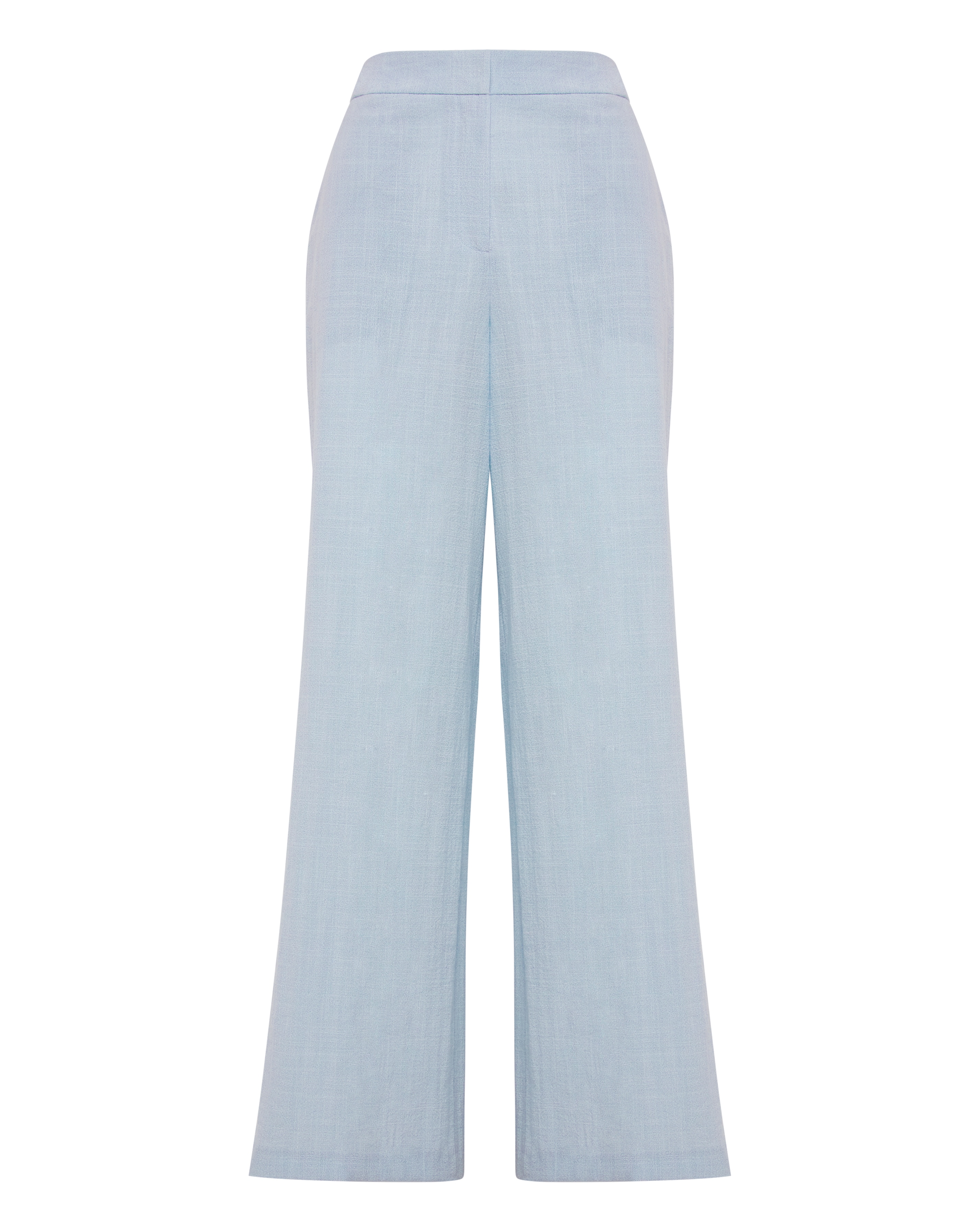Sky Blue Wide Leg Trousers