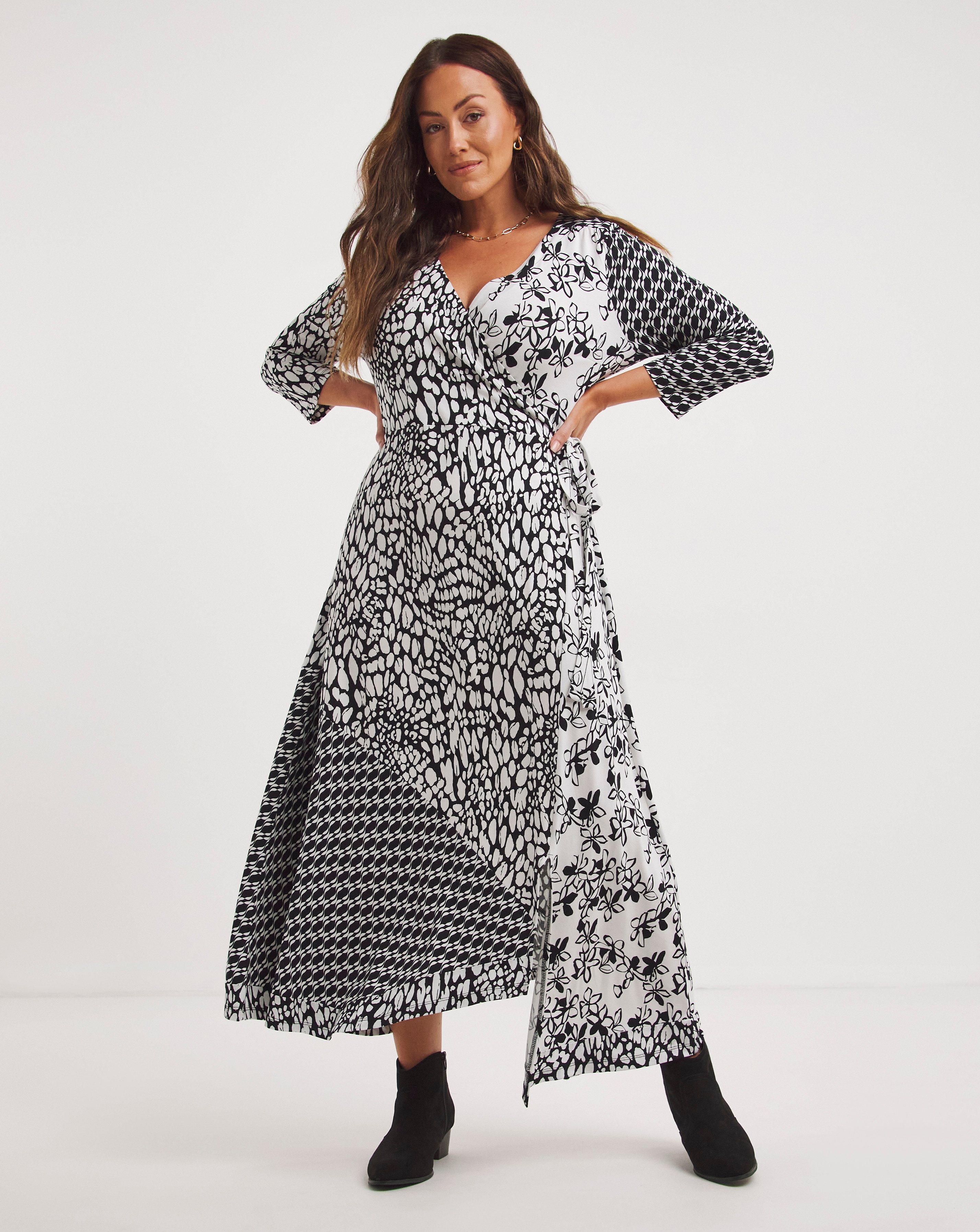 Joe Browns Wrap Jersey Maxi Dress